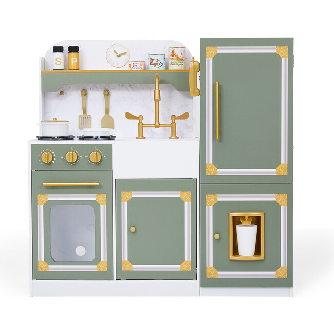 Versailles Deluxe Classic Play Kitchen, Olive green