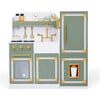 Versailles Deluxe Classic Play Kitchen, Olive green - Play Kitchens - 1 - thumbnail