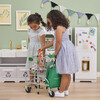 Little Helper Dallas Shopping Cart with Play Food - Chrome/Green - Role Play Toys - 2 - thumbnail