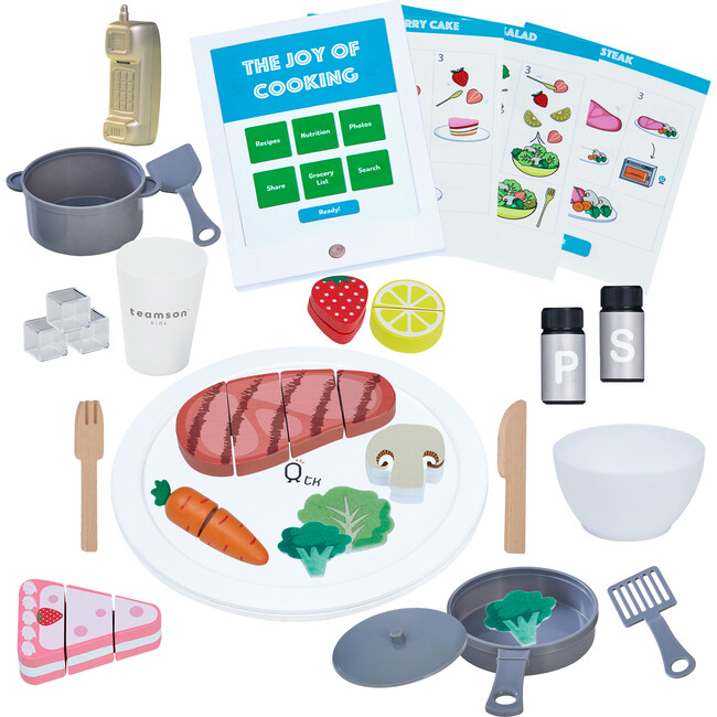 Bundle Little Chef Mayfair Retro Play Kitchen & Recipe Tablet