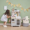 Little Chef Memphis Small Play Kitchen - Gray/Gold - Play Kitchens - 3 - thumbnail