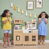 Little Chef Cyprus Medium Play Kitchen - Light Oak/White - Play Kitchens - 3 - thumbnail