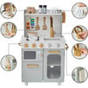 Little Chef Memphis Small Play Kitchen - Gray/Gold - Play Kitchens - 6 - thumbnail