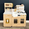 Little Chef Cyprus Medium Play Kitchen - Light Oak/White - Play Kitchens - 11 - thumbnail
