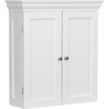 Stratford Wooden 2 Door Wall Cabinet, White - Cabinets - 1 - thumbnail