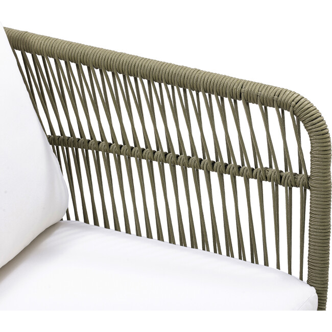 Teamson Home Outdoor Patio Sofa Set with Solid Acacia Base, Matching Table & Rope Accents - Outdoor Home - 5