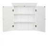 Stratford Wooden 2 Door Wall Cabinet, White - Cabinets - 5 - thumbnail