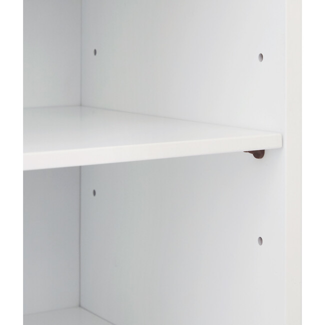 Tyler Modern Wooden Floor Storage Cabinet with Drawer for Bathrooms, Living Rooms, Hallways, Walnut/White, 13" x 26" x 34.17" - Cabinets - 7