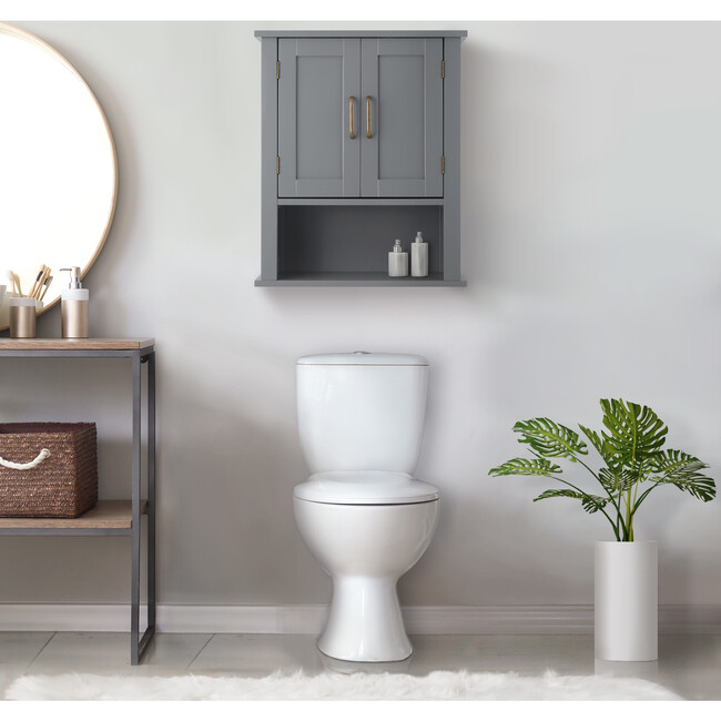 Mercer Mid Century Modern Wooden Removable Cabinet