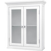 Madison Wooden Wall Cabinet with 2 Doors, White - Cabinets - 1 - thumbnail