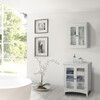 Madison Wooden Wall Cabinet with 2 Doors, White - Cabinets - 3