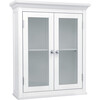 Madison Wooden Wall Cabinet with 2 Doors, White - Cabinets - 5
