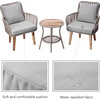 Indoor/Outdoor 3 Piece Wicker Bistro Table and Chairs Patio Seating Set - Outdoor Home - 5 - thumbnail