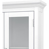 Madison Wooden Wall Cabinet with 2 Doors, White - Cabinets - 6