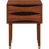 Dawson Side End Table Desk Storage With Drawer Walnut Style For Living Room Home and Office - Accent Tables - 1 - thumbnail