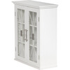 Delaney Wooden Wall Cabinet with 2 Doors, White - Cabinets - 6