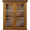 Avery Wooden 2 Door Wall Cabinet with Storage, Oiled Oak - Cabinets - 1 - thumbnail