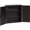 Catalina Wooden Wall Cabinet with 2 Doors, Espresso - Cabinets - 5