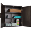 Catalina Wooden Wall Cabinet with 2 Doors, Espresso - Cabinets - 6