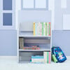 Plain Kids 3 Shelf Bookcase, Grey - Bookcases - 3 - thumbnail