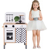 Little Chef Philly Modern Play Kitchen - White/Wood - Play Kitchens - 1 - thumbnail