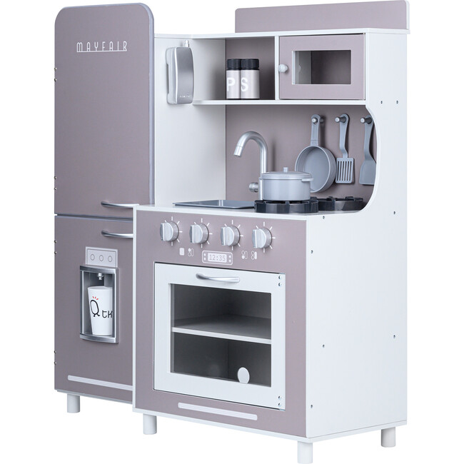 Little Chef Mayfair Retro Play Kitchen, Grey - Play Kitchens - 1