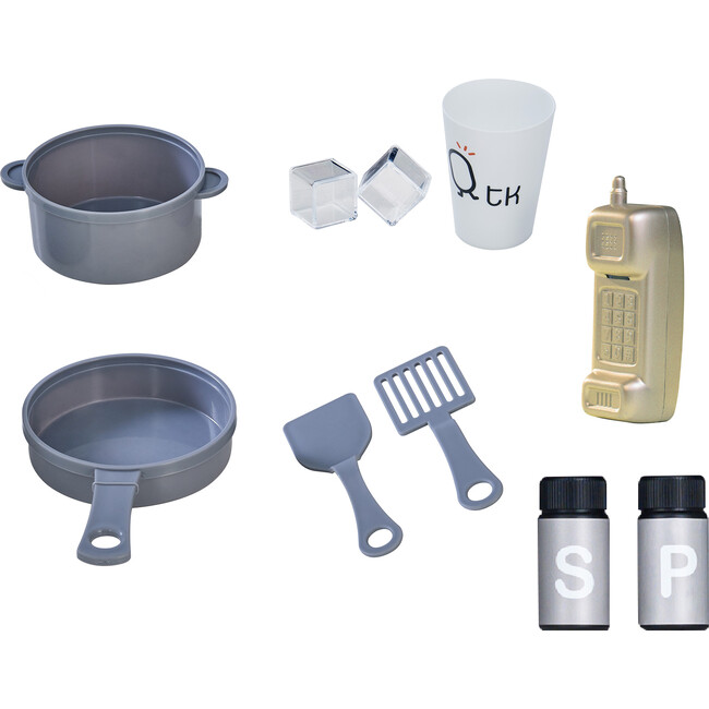 Little Chef Mayfair Retro Play Kitchen, White - Play Kitchens - 4