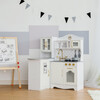 Little Chef Upper East Retro Play Kitchen, White/Gold - Play Kitchens - 3 - thumbnail