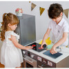 Little Chef Milano Classic Kids Kitchen Playset with 10 Accessories, Grey - Play Kitchens - 8