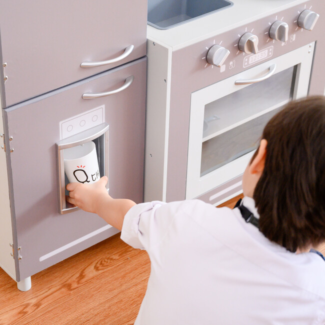 Little Chef Mayfair Retro Play Kitchen, Grey - Play Kitchens - 5