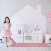 Teamson Kids Little Chef Paris Wood Play Kitchen, White/Rose Gold - Play Kitchens - 2 - thumbnail