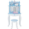 Dreamland Castle Play Vanity Set, White/Ice Blue - Play Vanities - 3