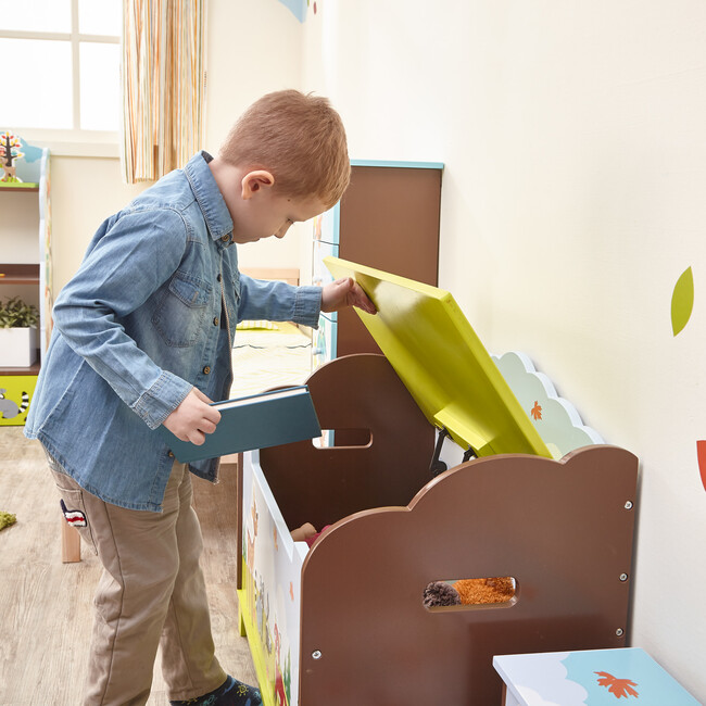 Fantasy Fields Kids Wooden Toy Chest with Safety Hinge - Toychests - 2