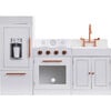 Teamson Kids Little Chef Paris Wood Play Kitchen, White/Rose Gold - Play Kitchens - 8 - thumbnail