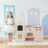 Little Chef Fairfield Retro Play Kitchen, Pink/White - Play Kitchens - 3 - thumbnail