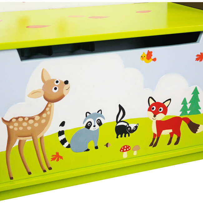Fantasy Fields Kids Wooden Toy Chest with Safety Hinge - Toychests - 5
