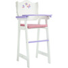 Olivia's Little World Wooden Baby Doll High Chair, White - Doll Accessories - 1 - thumbnail