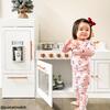 Teamson Kids Little Chef Paris Wood Play Kitchen, White/Rose Gold - Play Kitchens - 9 - thumbnail