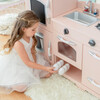 Little Chef Fairfield Retro Play Kitchen, Pink/White - Play Kitchens - 6 - thumbnail
