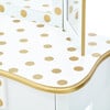 Teamson Kids Wooden Polka Dot 2-pc. Play Vanity, White/Gold - Play Vanities - 5 - thumbnail