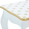 Teamson Kids Wooden Polka Dot 2-pc. Play Vanity, White/Gold - Play Vanities - 6 - thumbnail