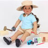 18" Doll 10 pc Smithsonian Paleontologist Set, Tan - Doll Accessories - 2 - thumbnail