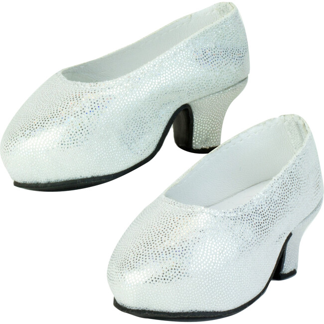 18" Doll, Platform High Heel, Silver
