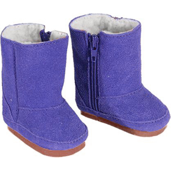 18" Doll Shoe Pack, Pink Purple and Tan