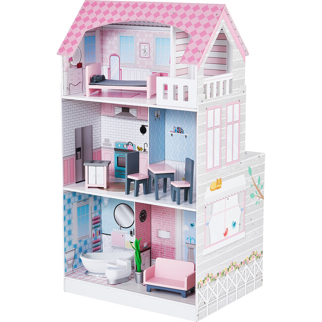 Teamson Kids Wonderland Ariel 2-in-1 Dollhouse/Play Kitchen Set - Dollhouses - 5