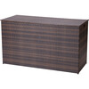 Wicker 154 Gallon Patio Storage Chest, Brown - Storage - 1 - thumbnail