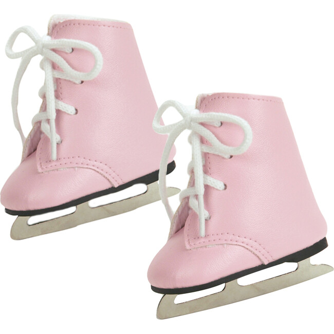 18" Doll, Ice Skates, Pink