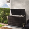 Wicker 154 Gallon Patio Storage Chest, Brown - Storage - 2 - thumbnail