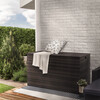 Wicker 154 Gallon Patio Storage Chest, Brown - Storage - 3 - thumbnail
