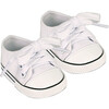 18'' Doll Canvas Sneakers, White - Doll Accessories - 3